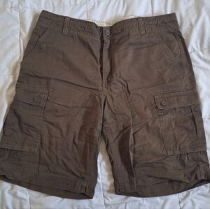 Brown Cargo Shorts